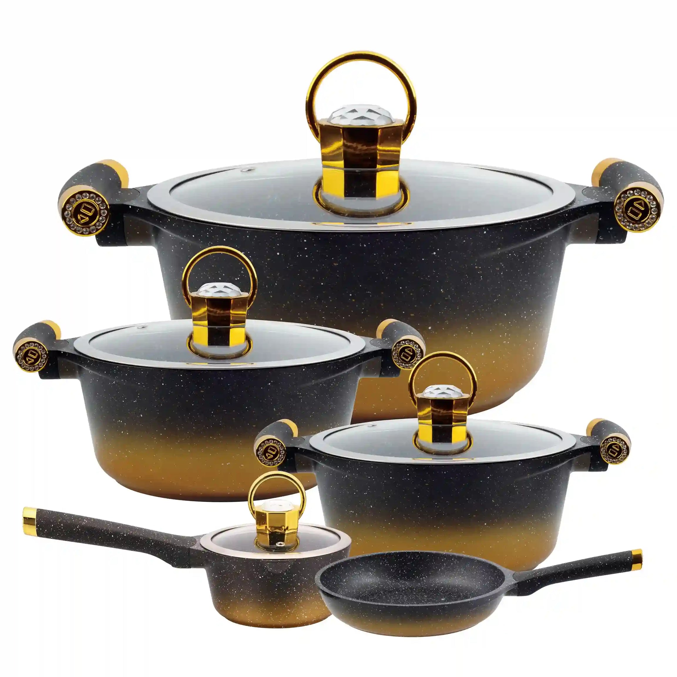 Non Stick Diamond Gift Set 16-PCS Diecast Set