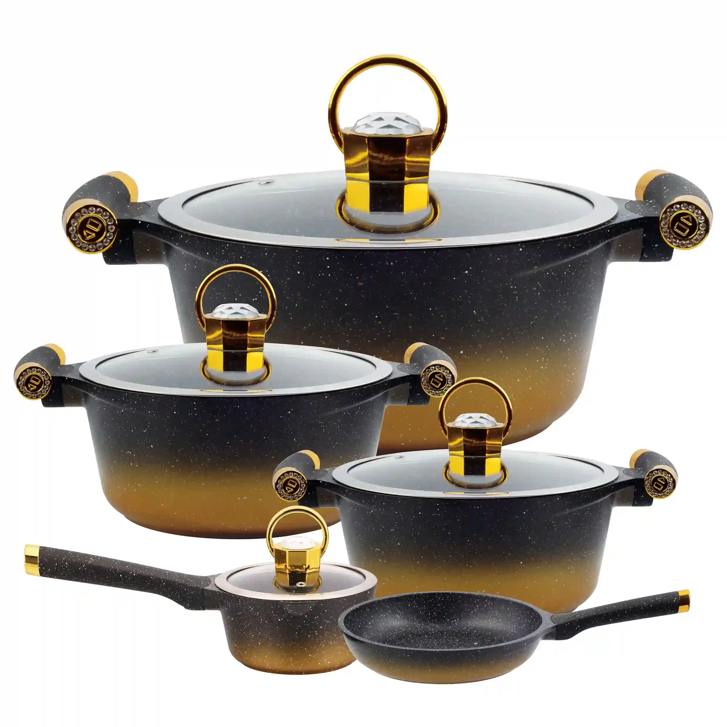 Non Stick Diamond Gift Set 16-PCS Diecast Set