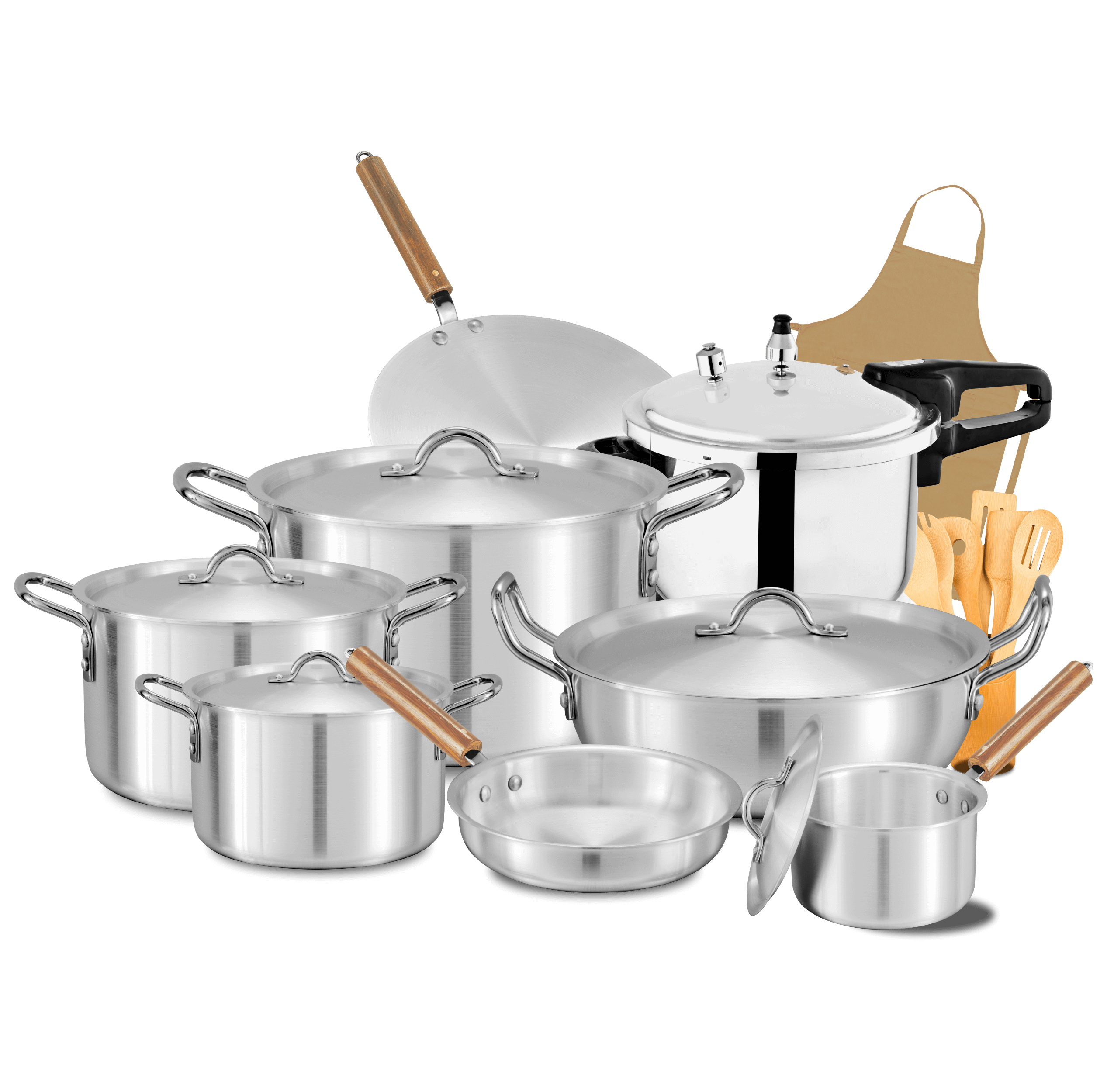 Metal Finish Jumbo Set - 21Pcs