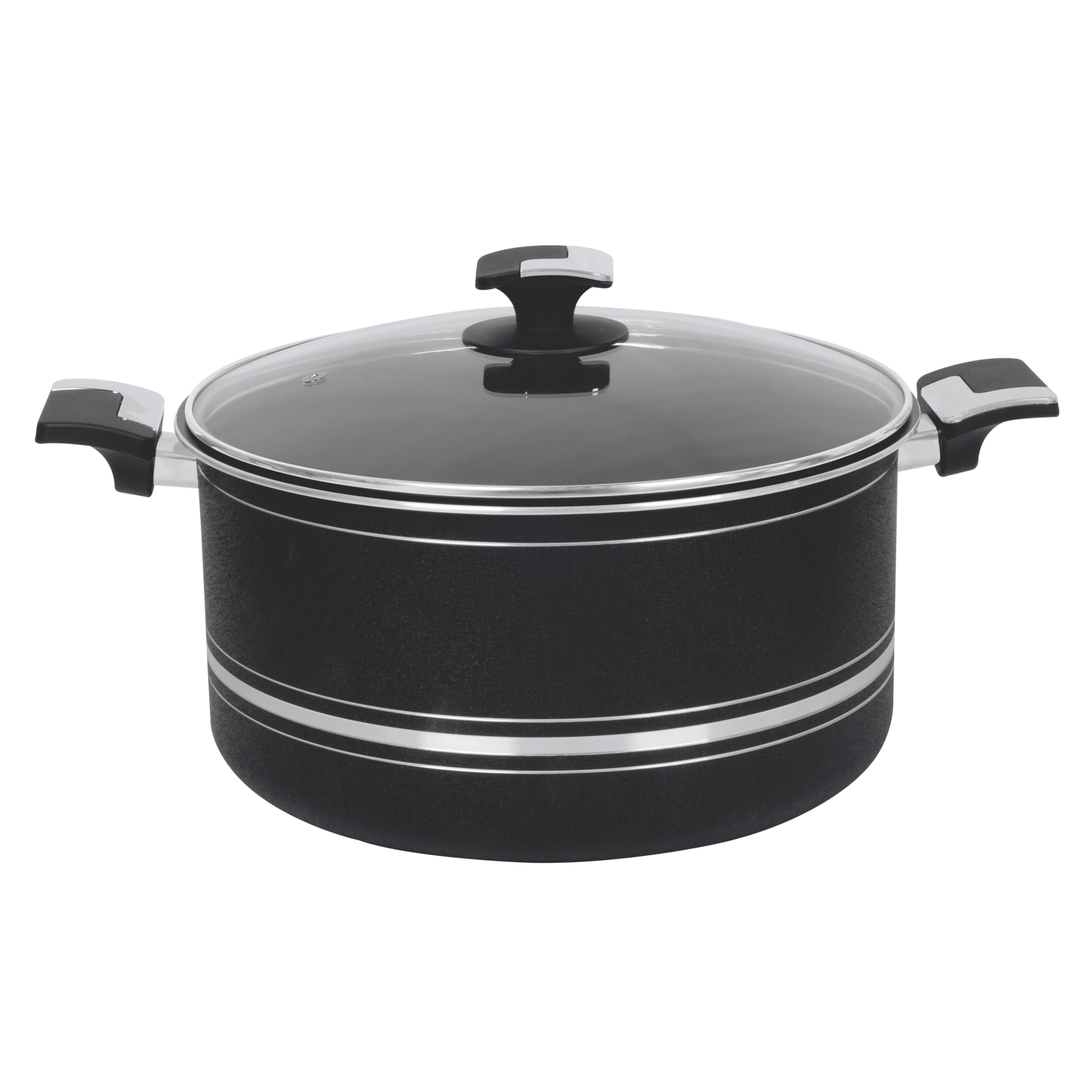 Domestic Nonstick Casserole with 4-Layer Marble Coated