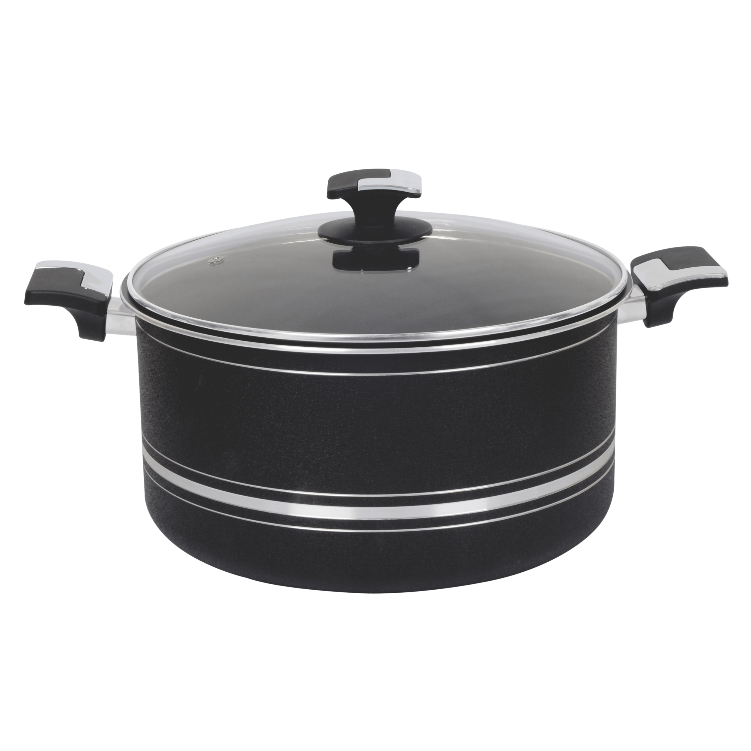 Domestic Nonstick Casserole with 4-Layer Marble Coated