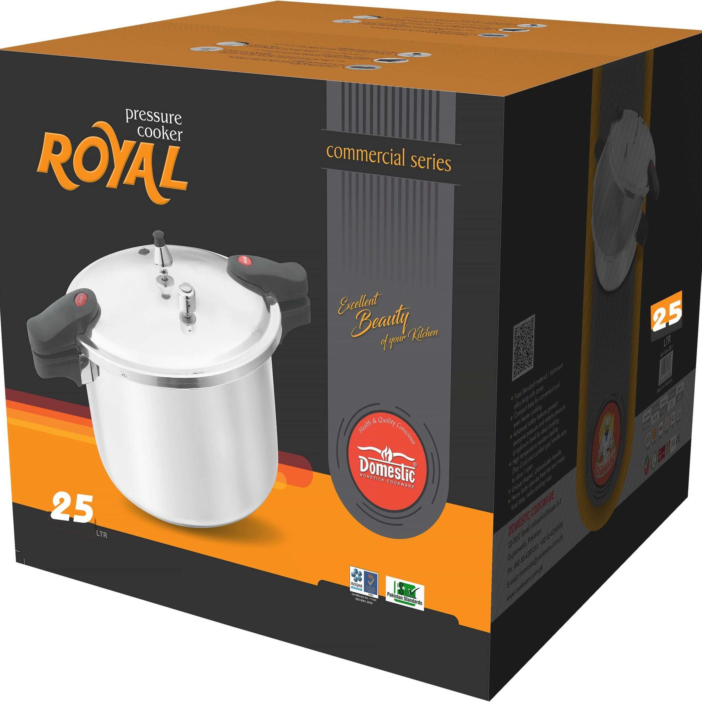 Domestic Pressure Cooker 25 Liter