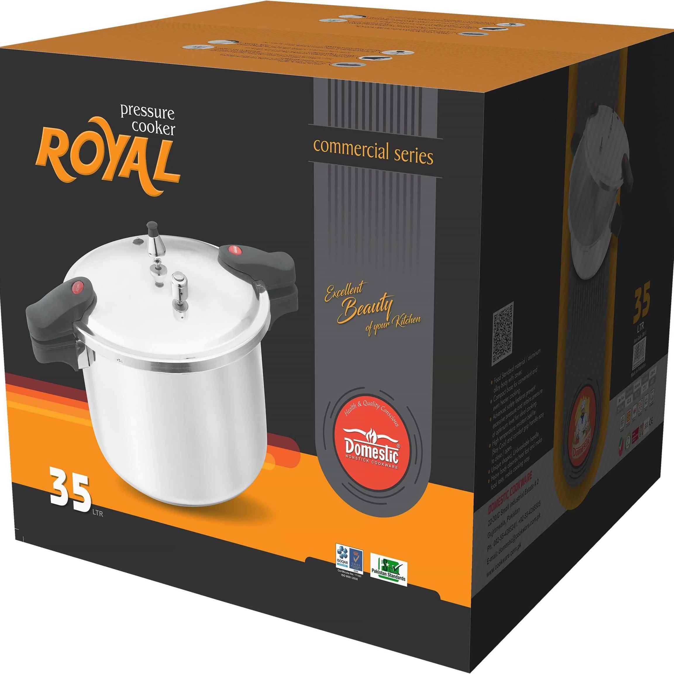Domestic Pressure Cooker 35 Liter