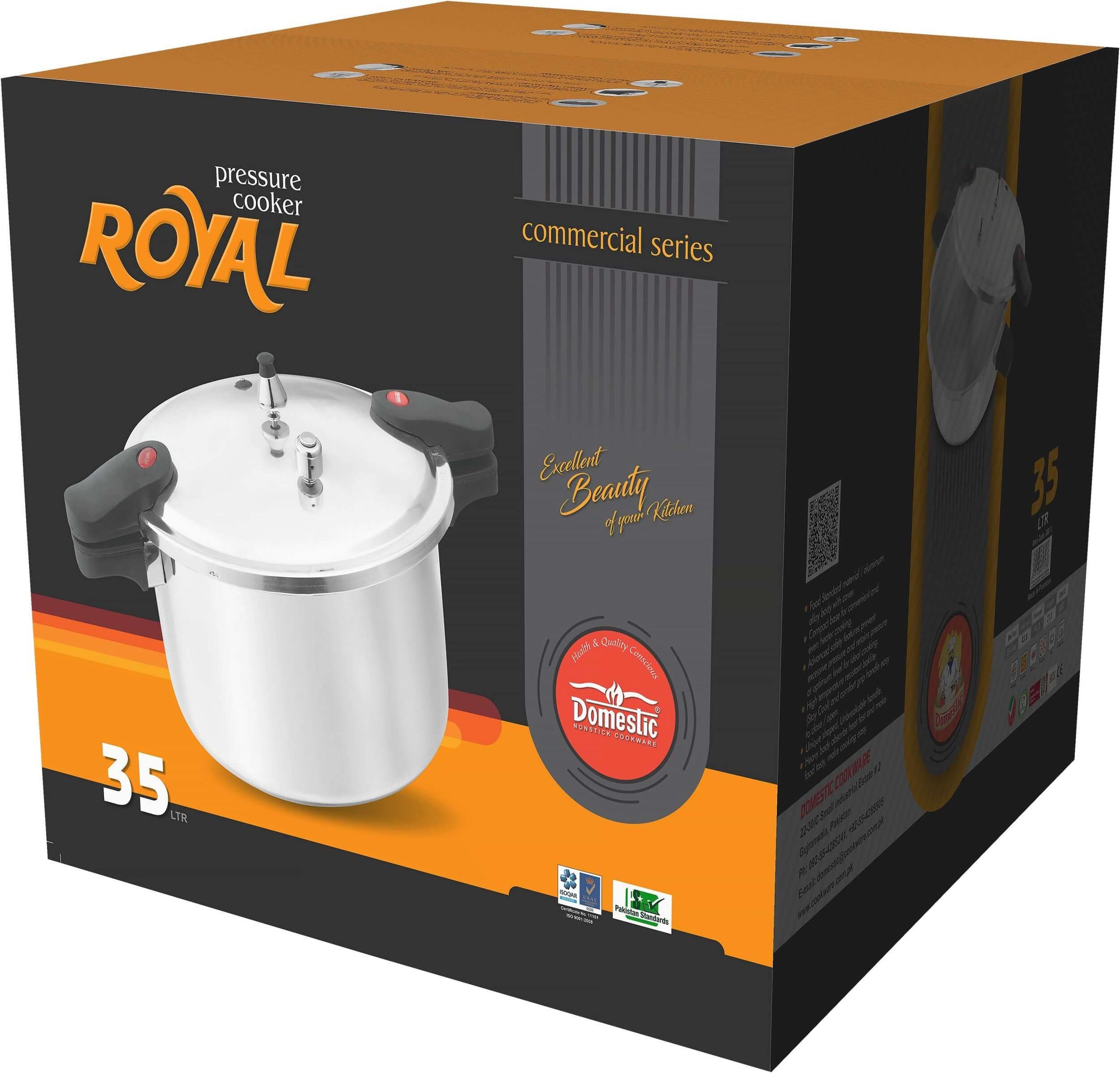 Domestic Pressure Cooker 35 Liter