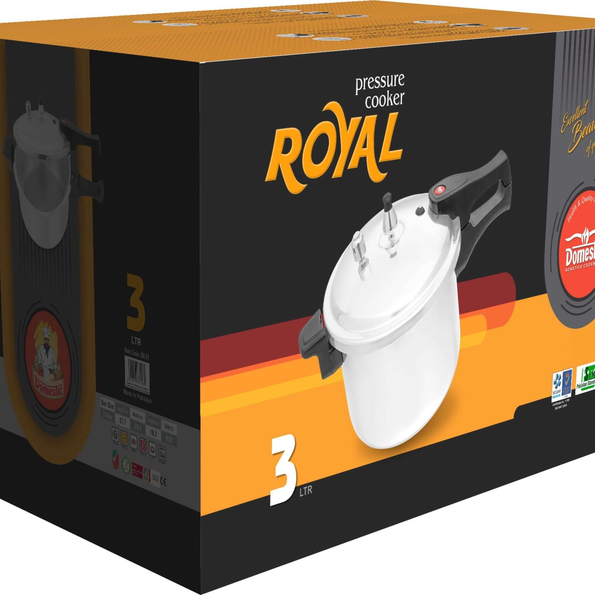 Domestic Royal Series 3L Pressure Cooker