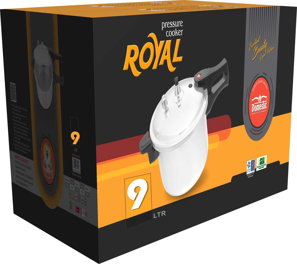 Domestic Royal Series Pressure Cooker 9 Liter