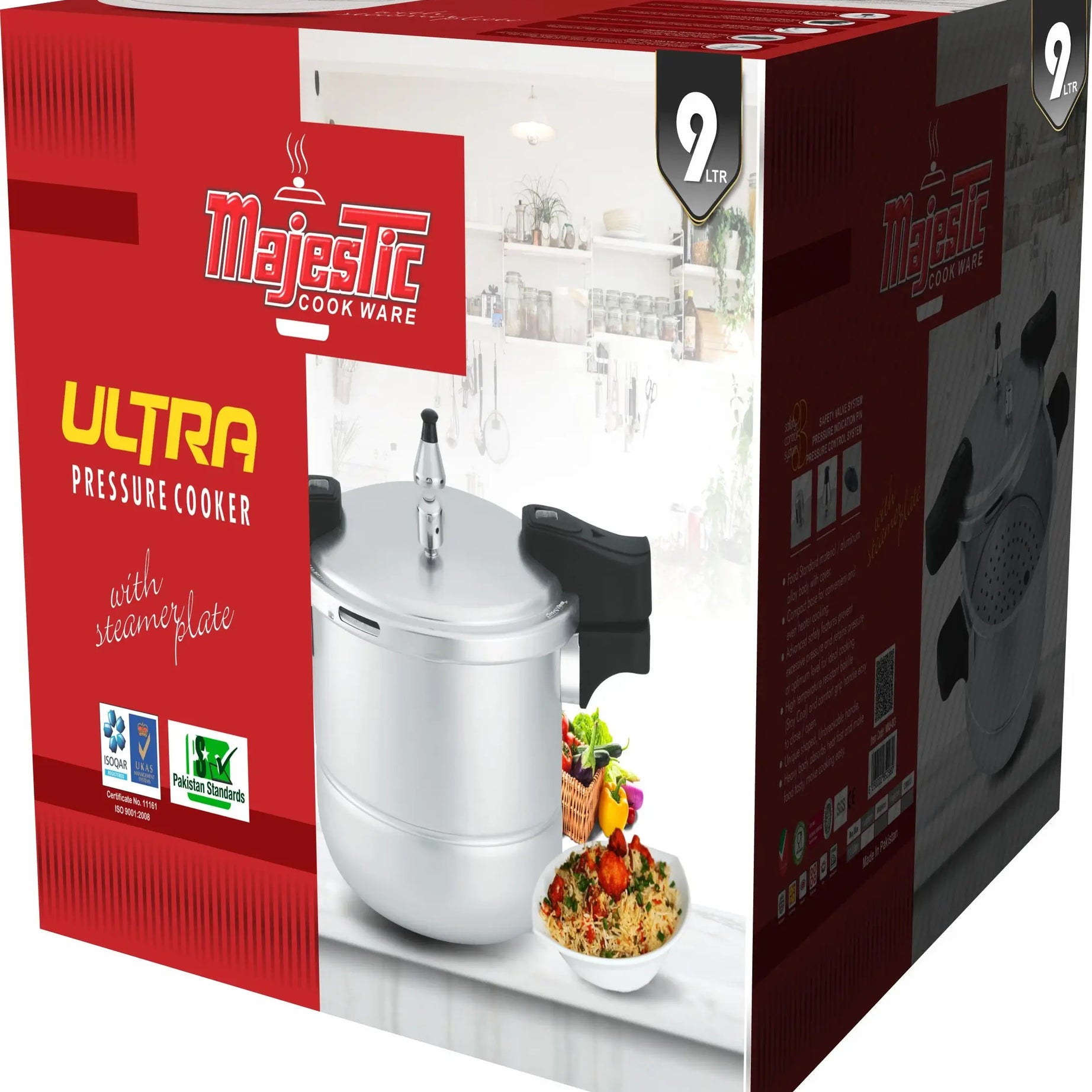 Majestic Ultra Steamer Cooker 9 Ltr