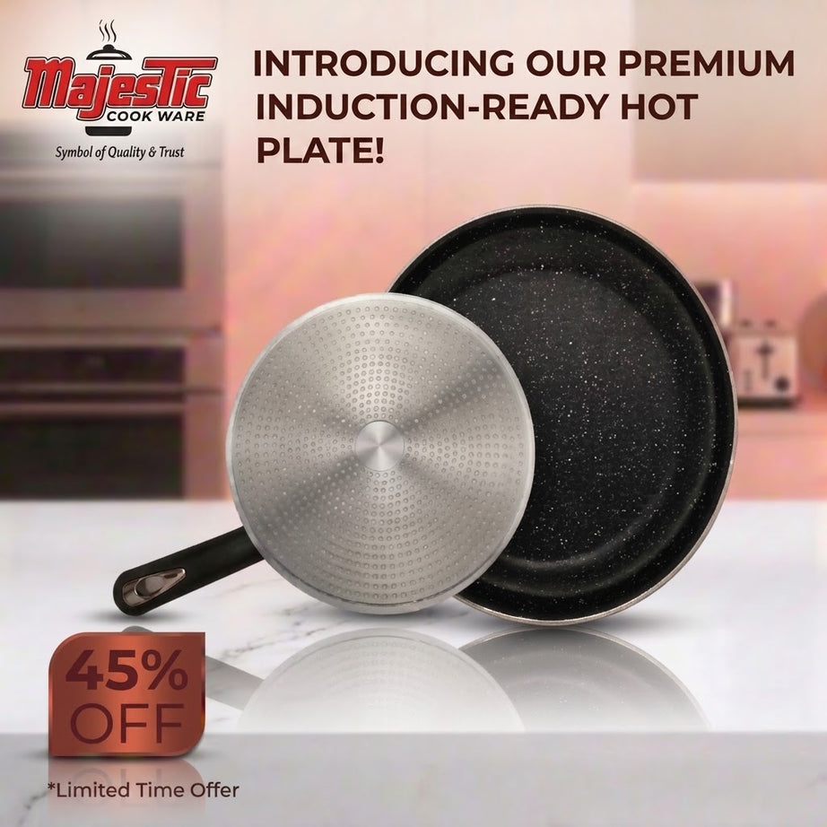 Majestic Induction Hot plate 4-Layers Marble Size 12-inch (30CM)